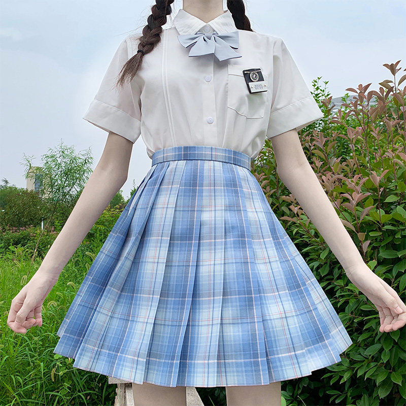 千岛家原创jk格裙高腰半身沧海遗珠学院学生制服半身裙