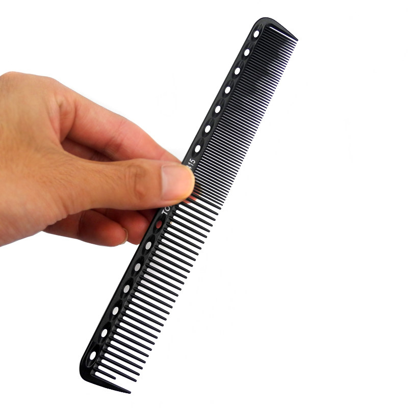 黑色托尼盖长发梳子男女女士双面裁剪防静电油头梳子