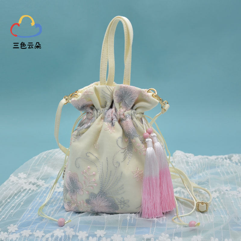 包包古风包包女斜挎包中国国风绣花古代原创汉服女士包袋