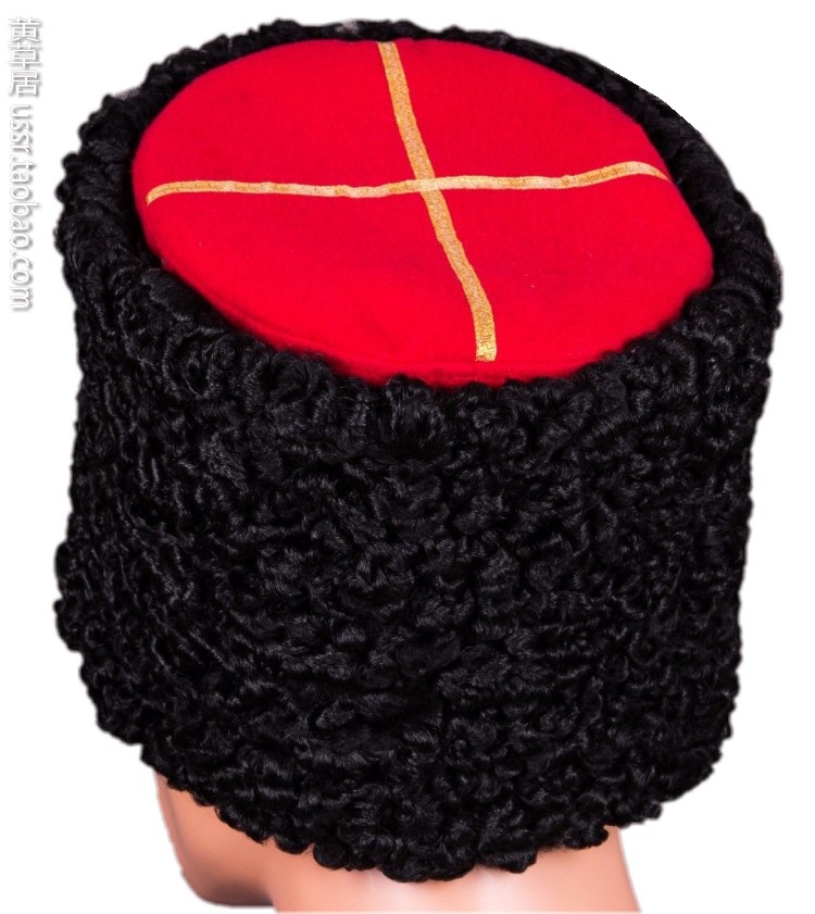 保真新款皮帽通用无檐俄罗斯卡拉库尔羔羊羊毛皮帽子