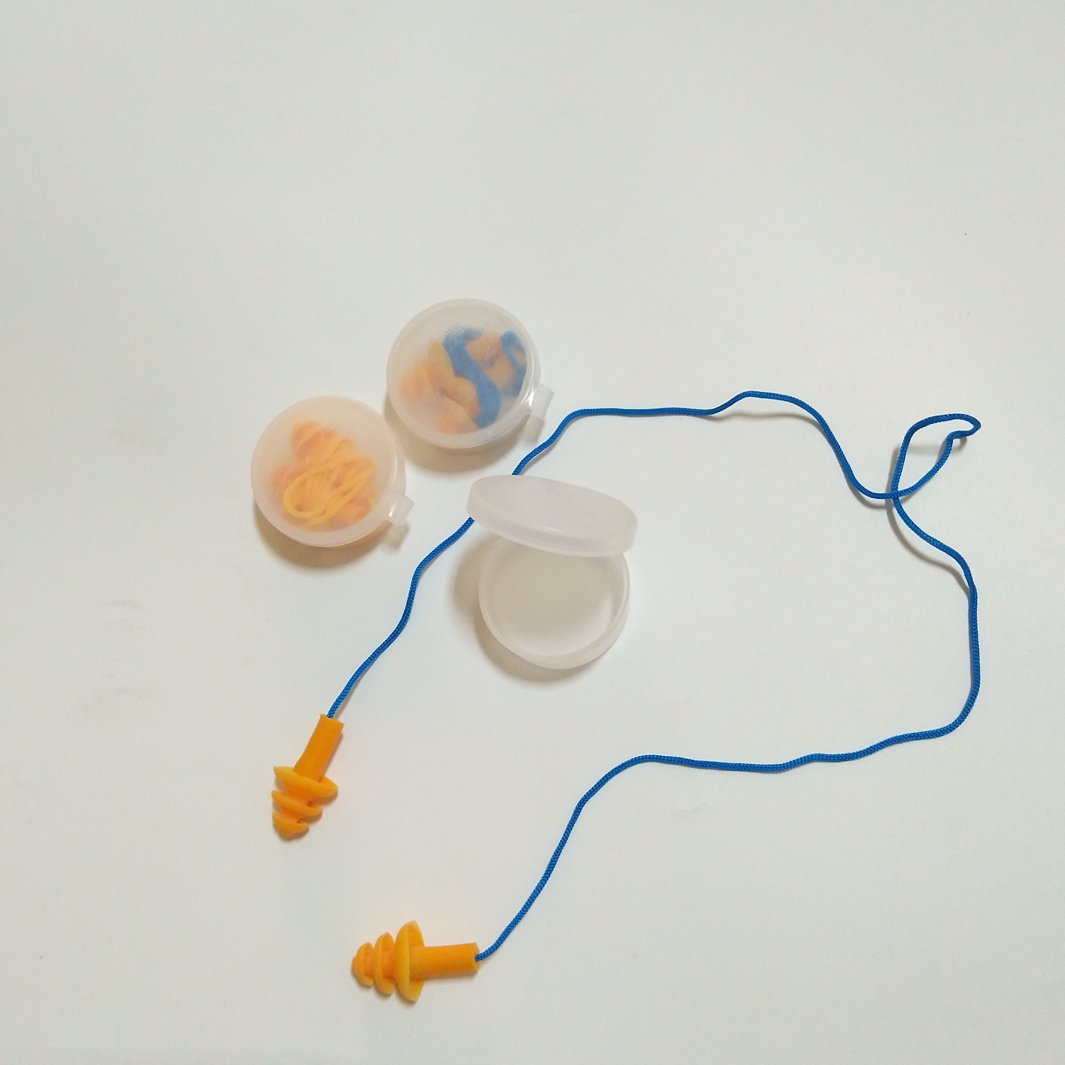 硅胶耳塞带绳防噪音耳塞睡眠护耳器包邮1270款煤矿隔音耳塞正品