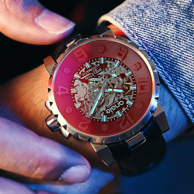 原创设计品牌angie手表男士运动运动学学生潮流国产腕表