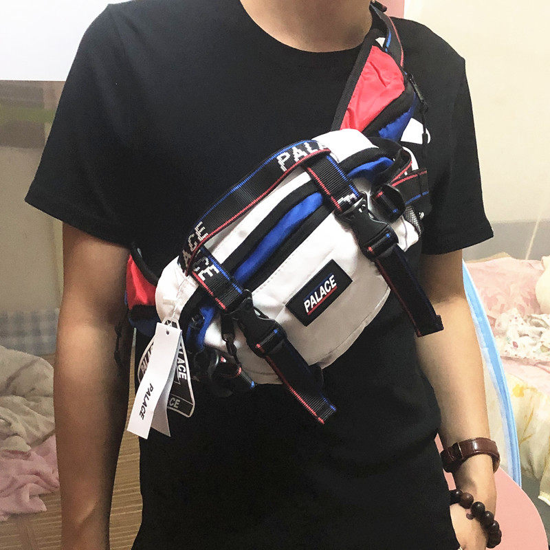 palace韩版腰包斜挎包斜挎单肩超火男士ins个性腰包
