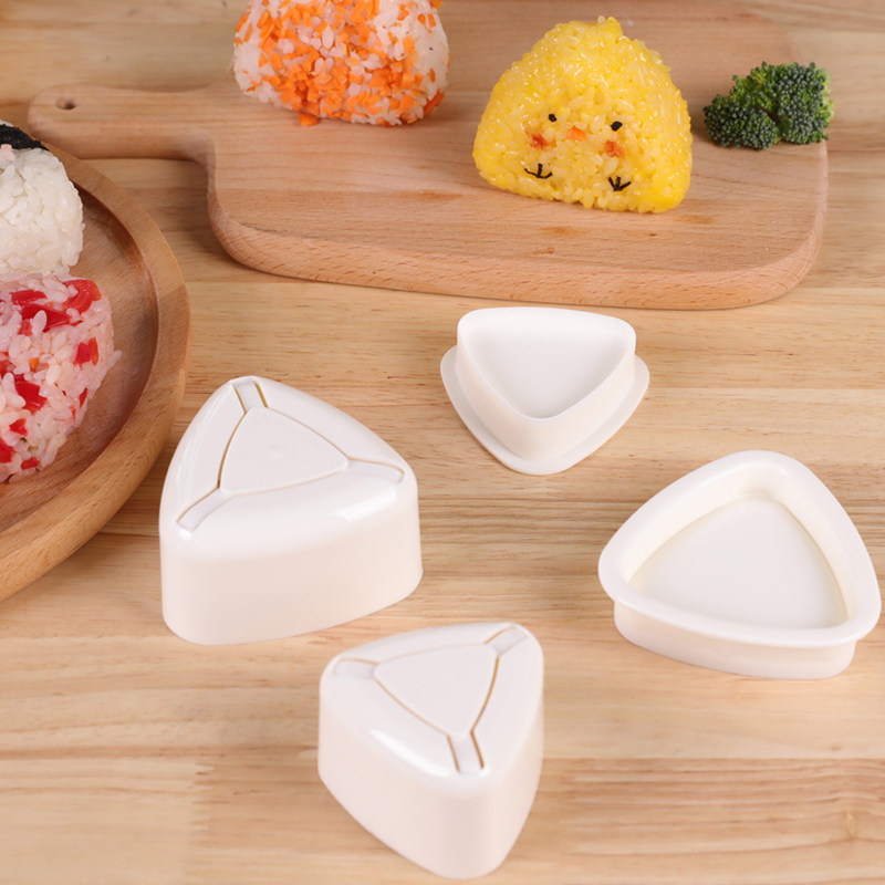 日本进口三角饭团模具大小2个米饭寿司工具diy模具