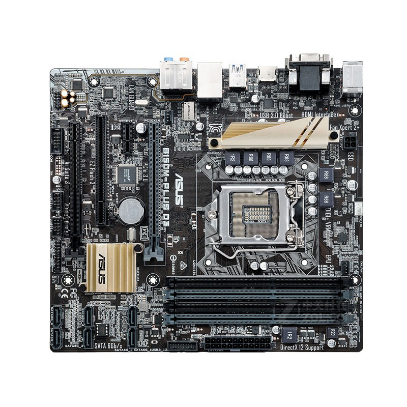 asus/华硕 b150m-plus lga 1151针 cpu ddr3主板h110兼z170 h310