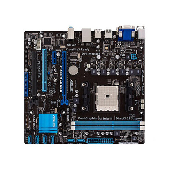 asus/华硕 f1a55-m le fm1主板ddr3兼容a75 a6 a4 x4 641四核大板