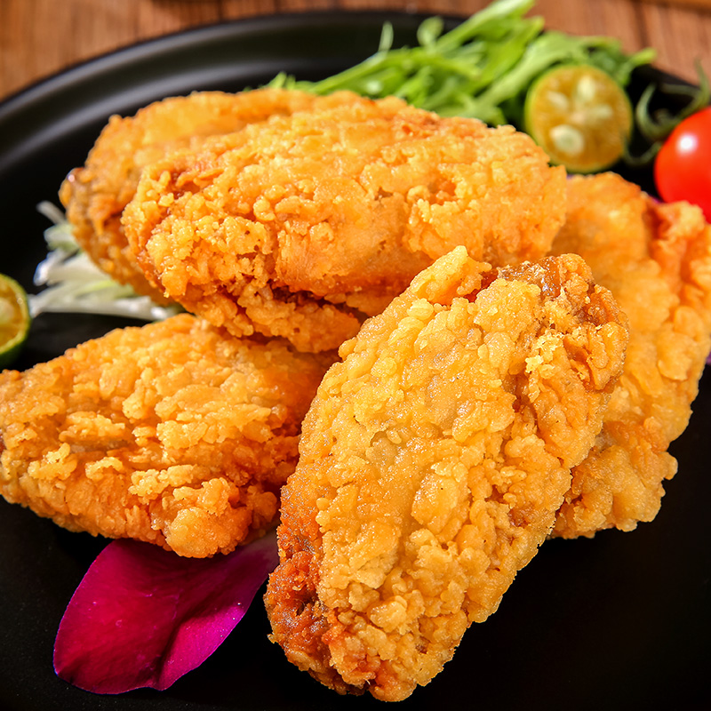 大成吮指炸翅冷冻炸鸡翅中裹黄金脆皮生鸡翅