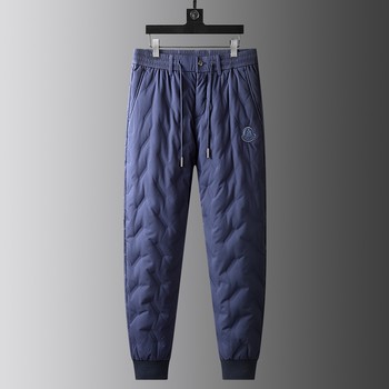 ລະດູຫນາວອົບອຸ່ນ, ຄົນອັບເດດ: ຊັ້ນນອກ waterproof ໃສ່ລົງ pants ສໍາລັບຜູ້ຊາຍ, ລະດູຫນາວຕີນ warmer ລົງ pants ຍາວບາດເຈັບແລະຜູ້ຊາຍ