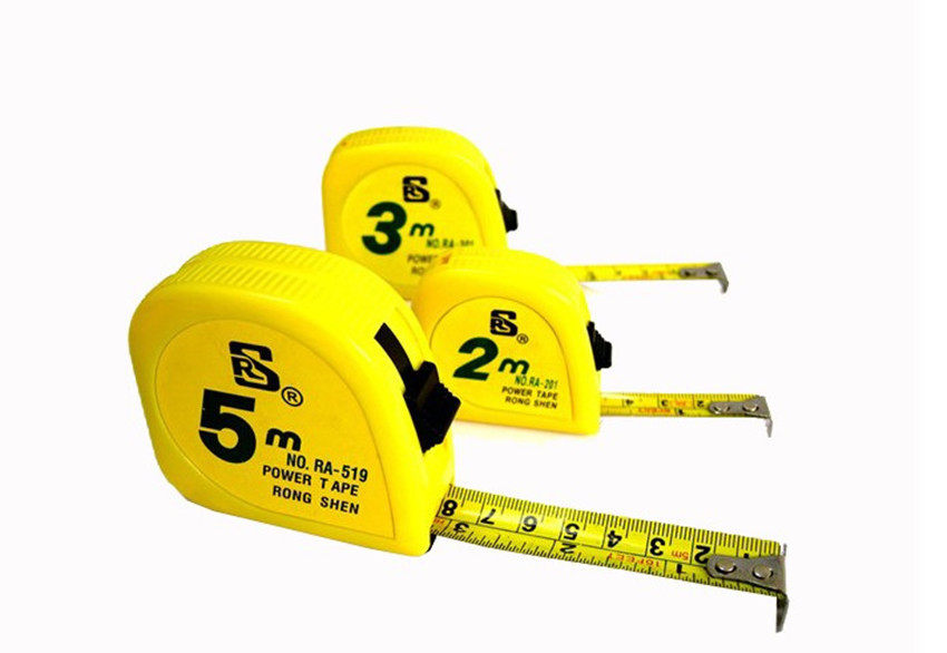 榕申公制卷尺5m拉尺鲁班尺钢卷尺子盒尺高精度卷尺