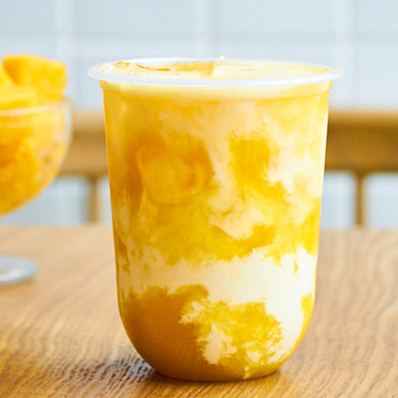 果酱奶茶芒果果果泥果冰粥刨冰水果冷热热饮果酱