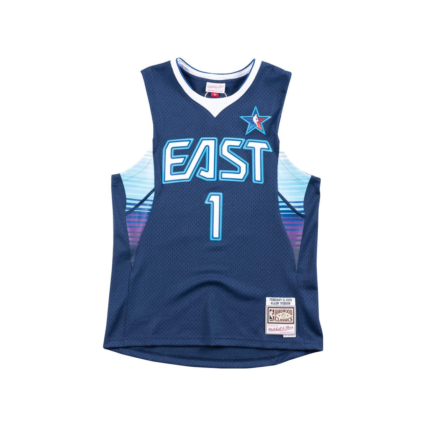 nbamn复古球衣sw2009年全明星赛东部艾弗森篮球服