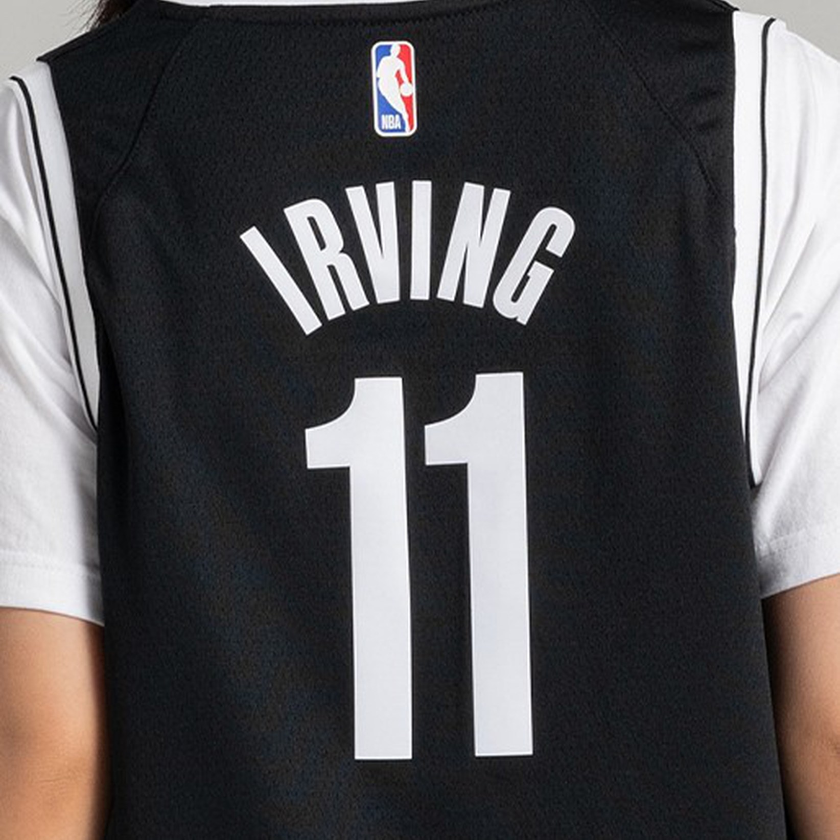 nbanikekids布鲁克林篮网队欧文swingmanicon大童球衣