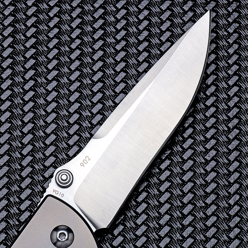 新款高端三刃折刀vg10钛合金户外求生折叠水果其他户外刀具