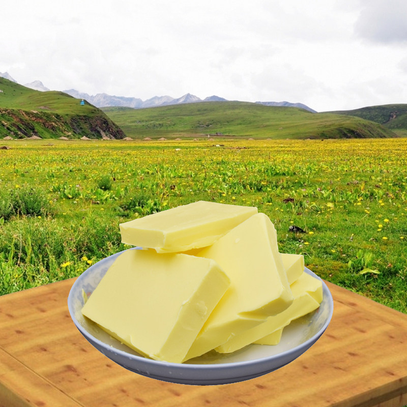 热卖二郎池白牦牛酥油天祝特产牧民手工糌粑其他食品