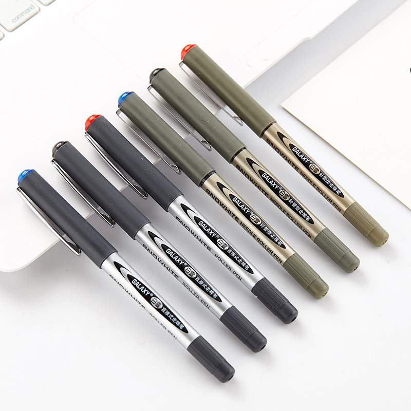 白雪直液式走珠笔学生用0.