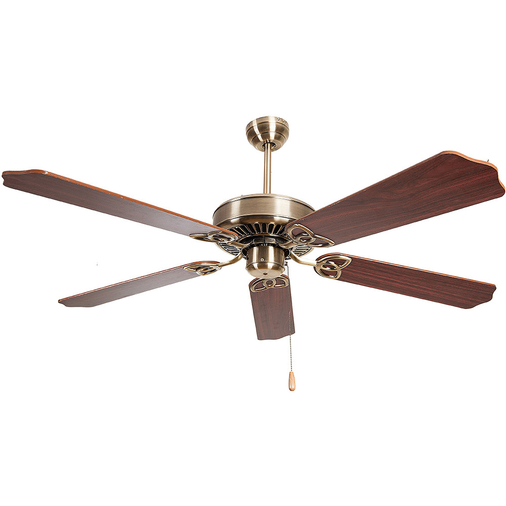 舒乐4252寸无灯木叶静音简约客厅餐厅卧室吊扇吊扇