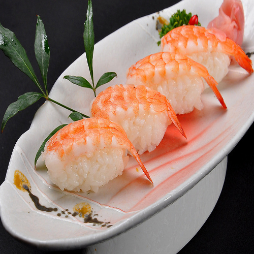 寿司新鲜冷冻南美北极甜虾刺身日本料理140g冻虾