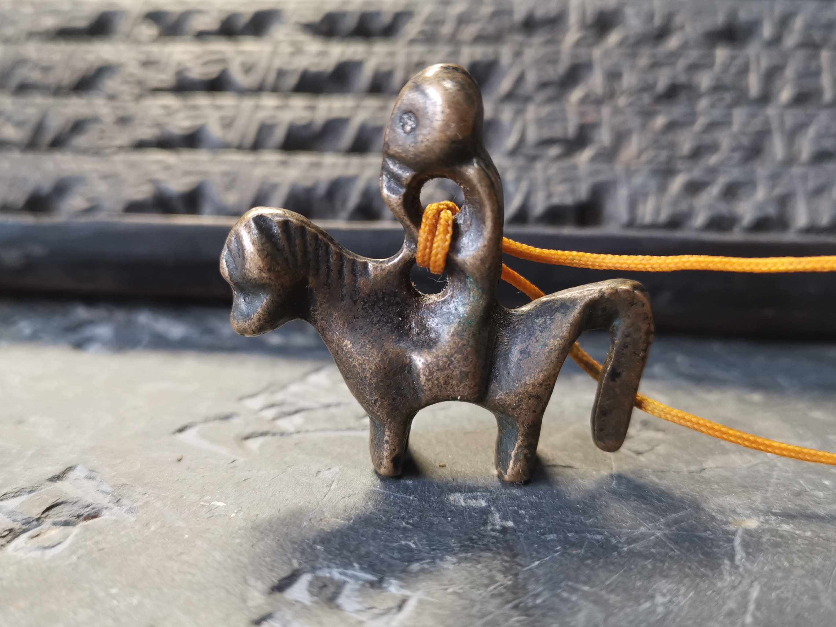 西藏物件藏传藏式古铜摆件吊坠送礼猴子骑马其他diy饰品配件