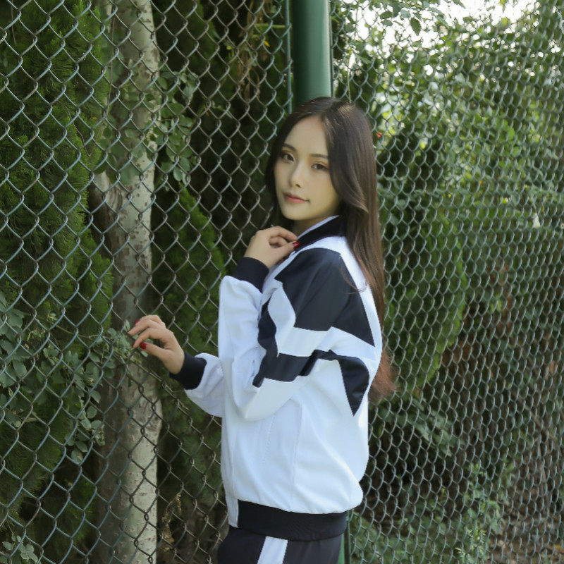 深圳普宁校服外套一中侨中高中初中同款秋冬季蓝白服匆匆那年班服