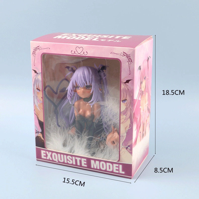 紫粉露露睡衣魅魔动漫手办魔女二次元美女车载手办