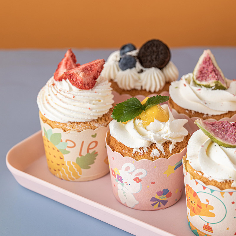 纸杯蛋糕马芬杯子儿童小蛋糕烘焙模具耐高温烤箱烘焙用纸