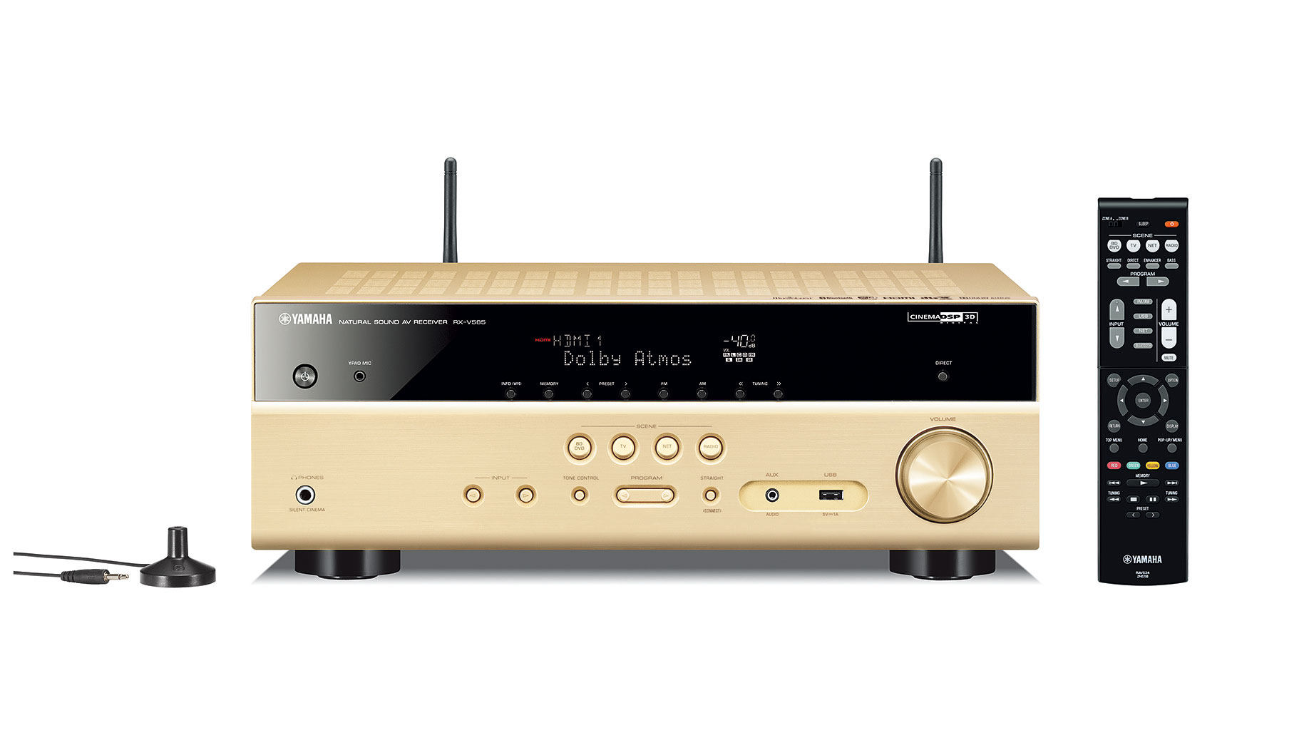 yamaha雅马哈rx-v585全景av功放家庭影院蓝牙功放