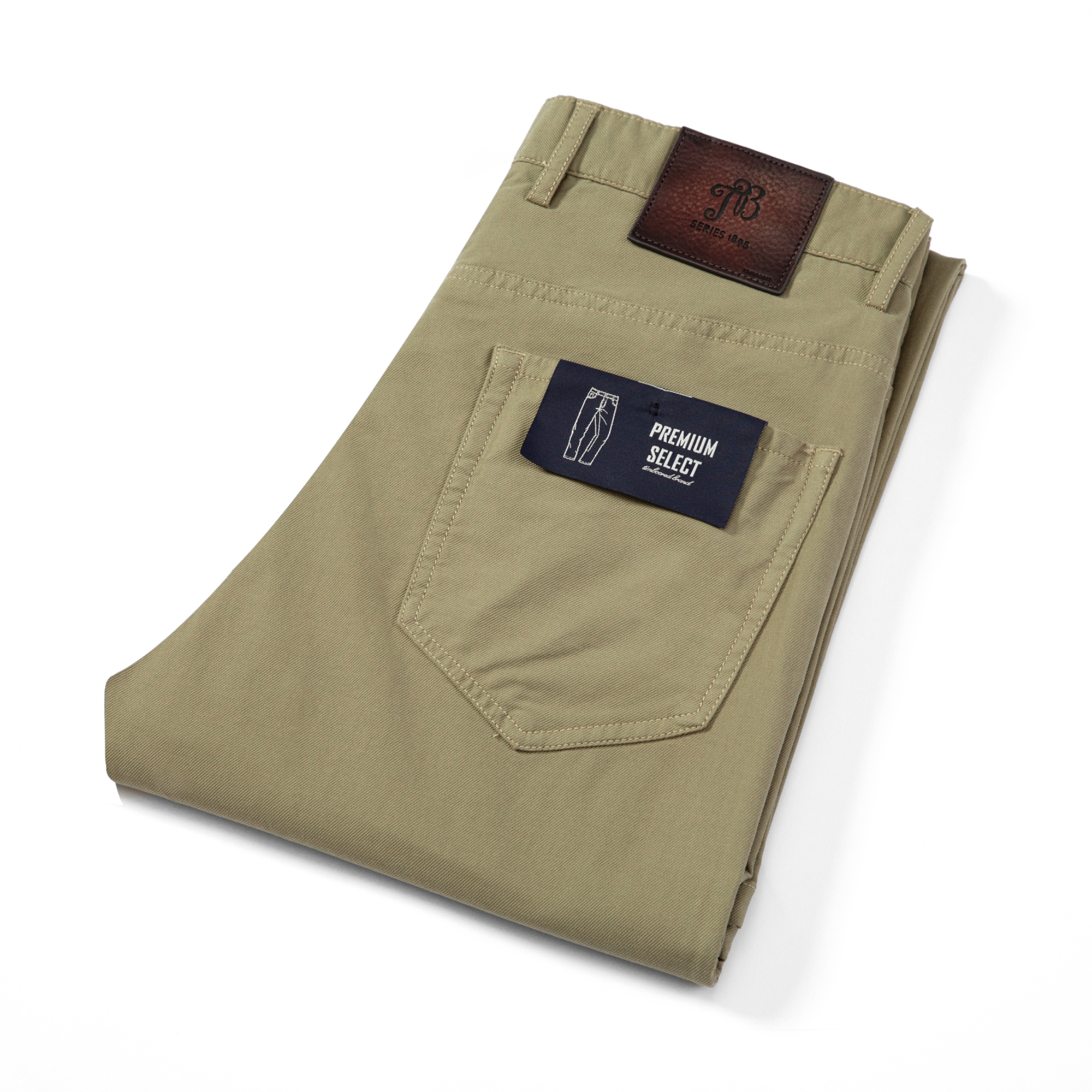 TOI高端休闲裤男士夏季薄款合体直筒奢华质感品牌水洗卡其色裤子