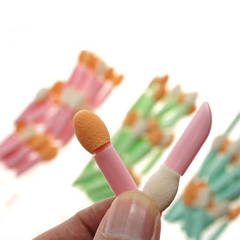 玛莉安单头眼影棒 海绵头渲染刷眼影刷带刷头24支盒装彩妆工具