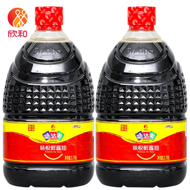 味达美味极鲜酱油酿造378l组合餐饮饭店专用酱油