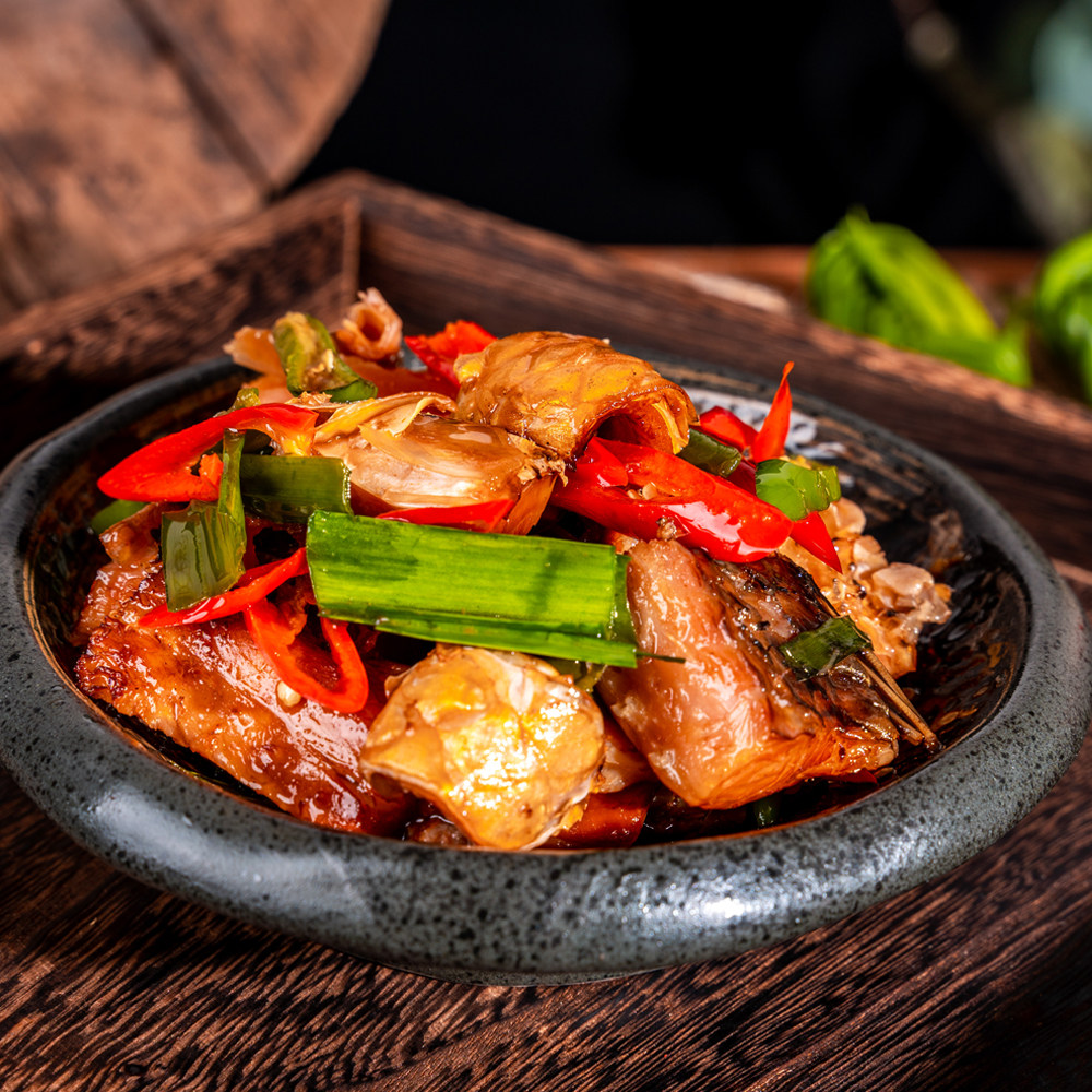 腊鱼鱼块湖南湖北特产500g烟熏农家自制草鱼腊