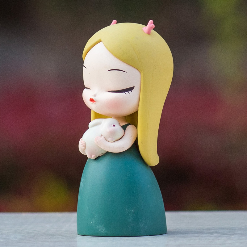 白夜童话手办正版盲盒可米生活车载公仔汽车潮玩盲盒