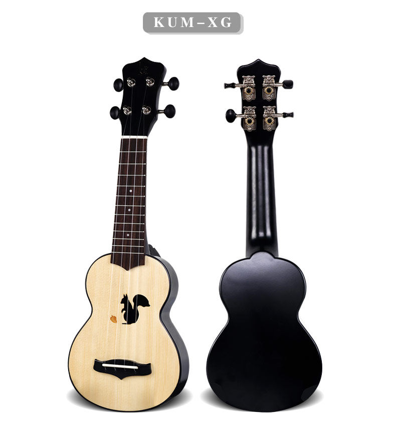 小鱼吉他卡卡kaka17寸口袋ukulele尤克尤克里里