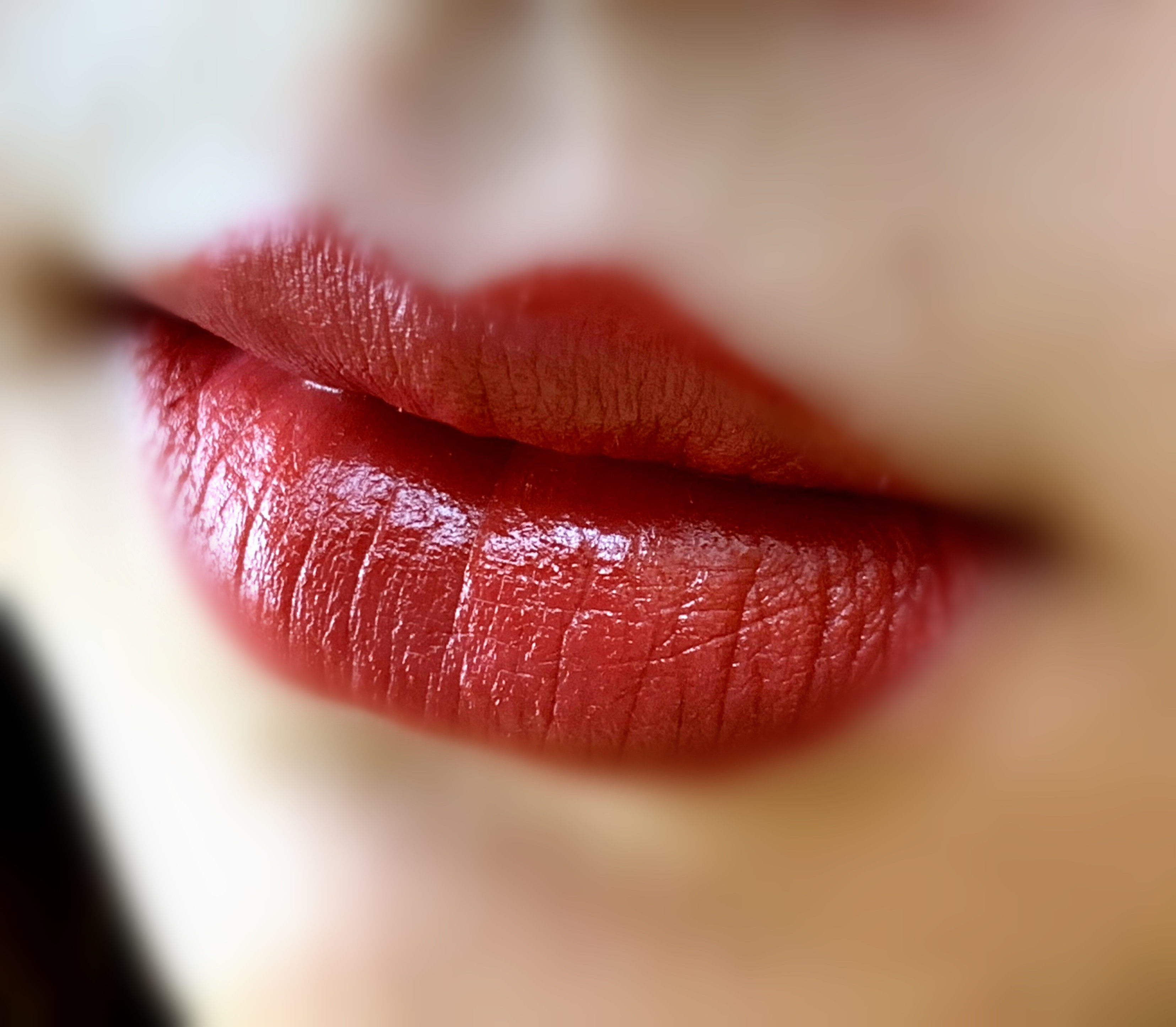 口红kikomini复古红红梨色唇膏姨妈色棕红色唇膏