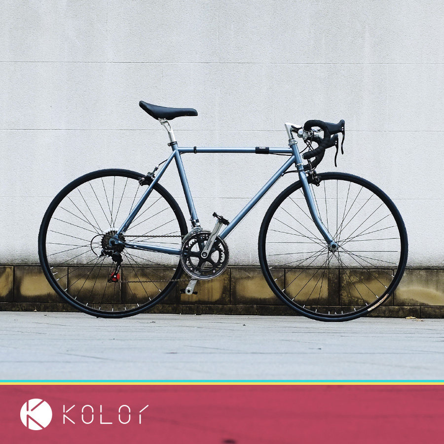 kolor包邮变速公路自行车7速14速16速复古单车学生男女公路车整车