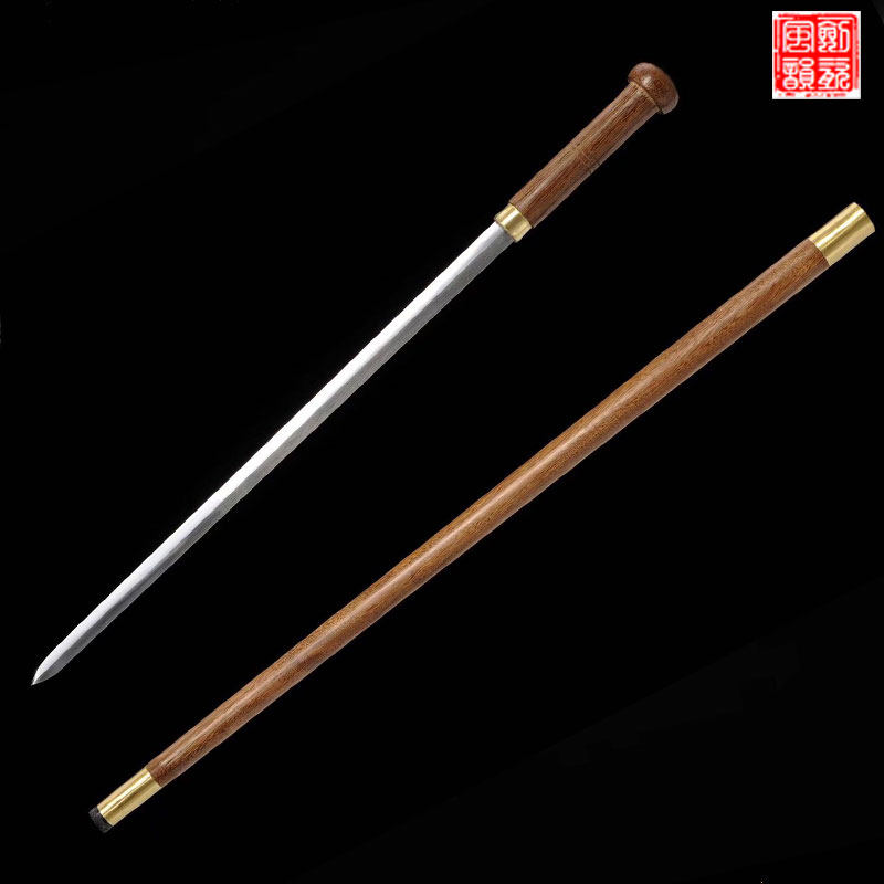 龙泉古龙手杖剑棍中刀老人拐杖防滑男女女士刀剑
