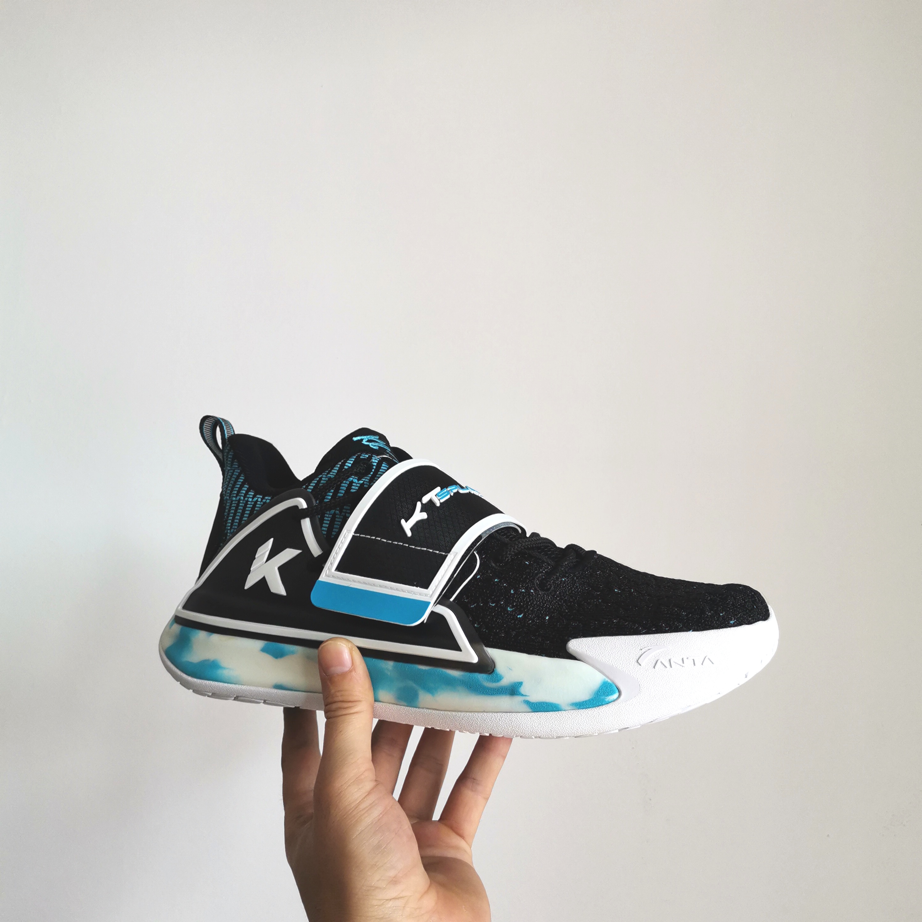 安踏水花2代汤普森2020年夏季新款低帮魔术透气篮球鞋