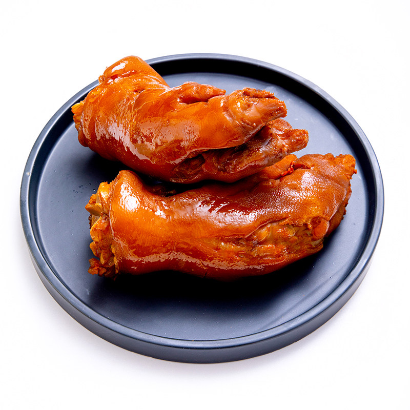 青岛厨王猪蹄流亭卤猪蹄子熟食肉食整只真空卤味酱香肘子开袋即食