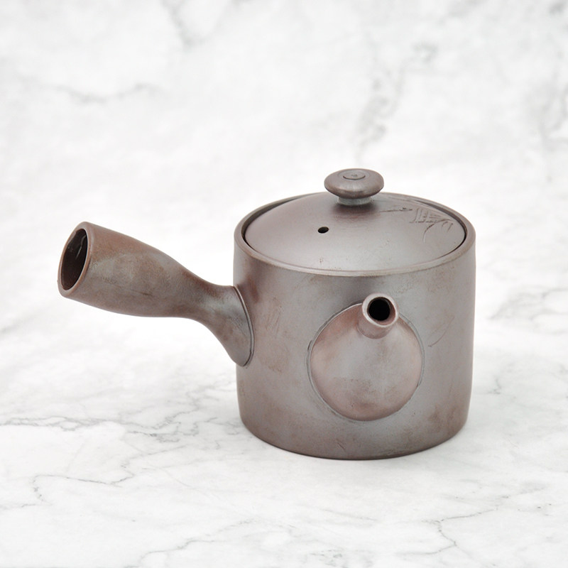 西日里中古现货日本万古烧左手急须手作陶壶泡茶茶壶茶壶