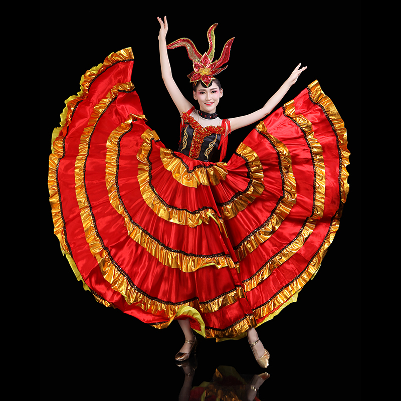 开场大摆演出服2020新款西班牙斗牛舞蹈服装表演民族服装