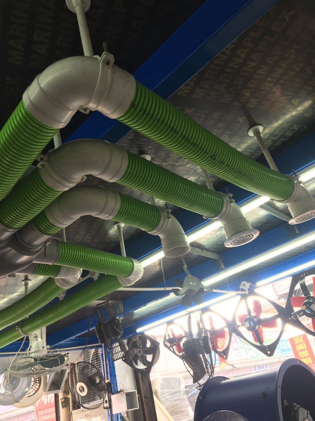 施工南洋有为新风系统排风安装设计勘察pe管道室内新风系统