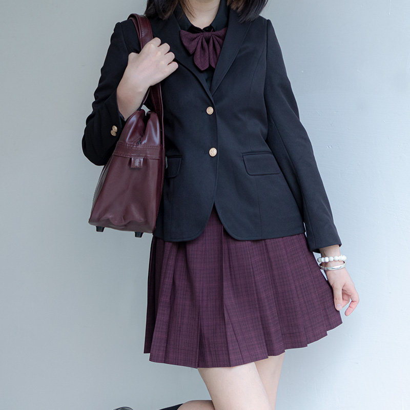 原创jk制服现货秋冬外套含羊毛基础款十二色西服中牌制服馆