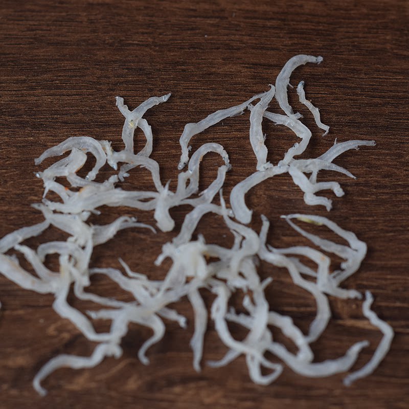 银鱼干 淡干小银鱼 野生干货 渔民自晒 面条鱼无骨鱼辅食250g