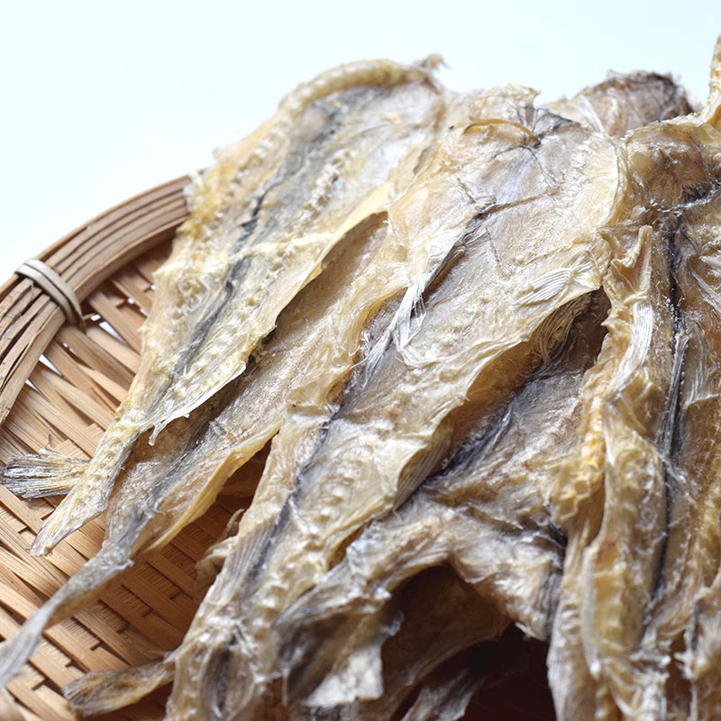 龙头鱼干货500g纯淡无盐渔家日晒小鱼干九肚水潺鱼软骨豆腐鱼