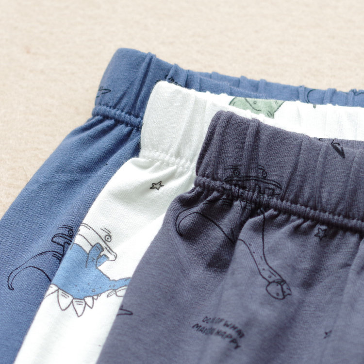 男童薄款秋裤莫代尔儿童单条裤子小男孩中大春秋保暖裤