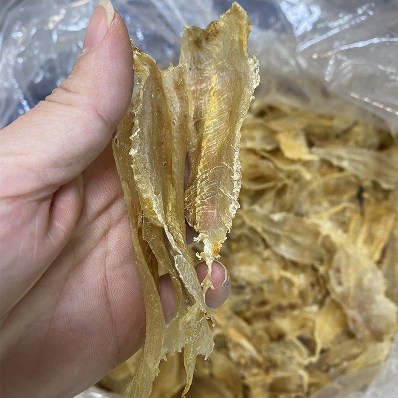 南澳赤嘴深海野生小土鱼胶天然血鳘花胶鱼肚花胶