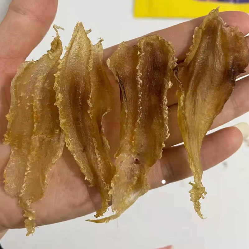 南澳赤嘴深海野生小土鱼胶天然血鳘花胶鱼肚花胶