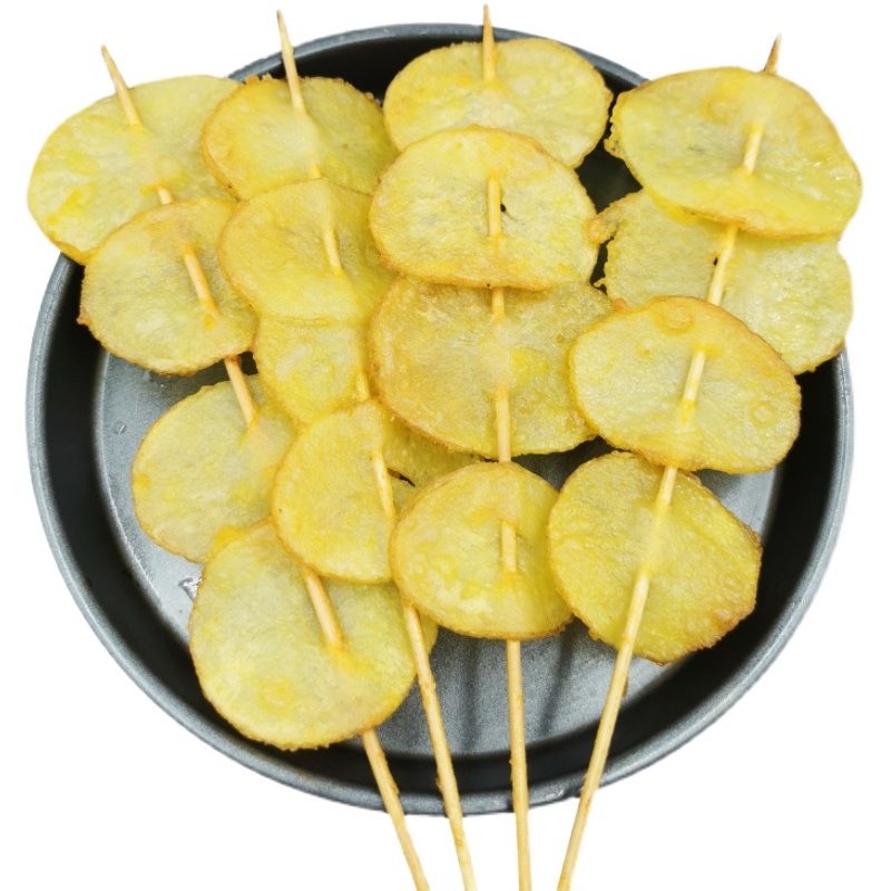 土豆串烧烧烤油炸麻辣烫食材新鲜冷冻片串家庭土豆