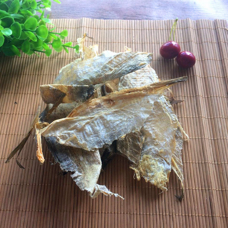 柴鱼皮 柴鱼花生粥 鱼皮 鱼皮干货 海鱼干棒鱼皮250克 凉拌鱼皮