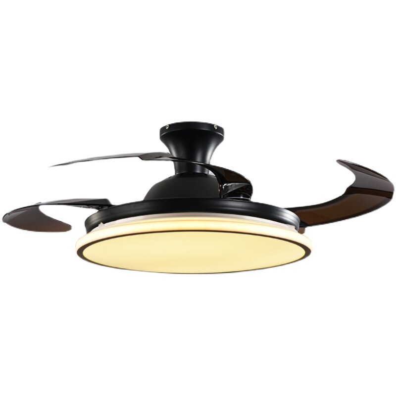 风扇吸顶变频隐形超薄简约低楼楼层吊扇餐厅吊扇