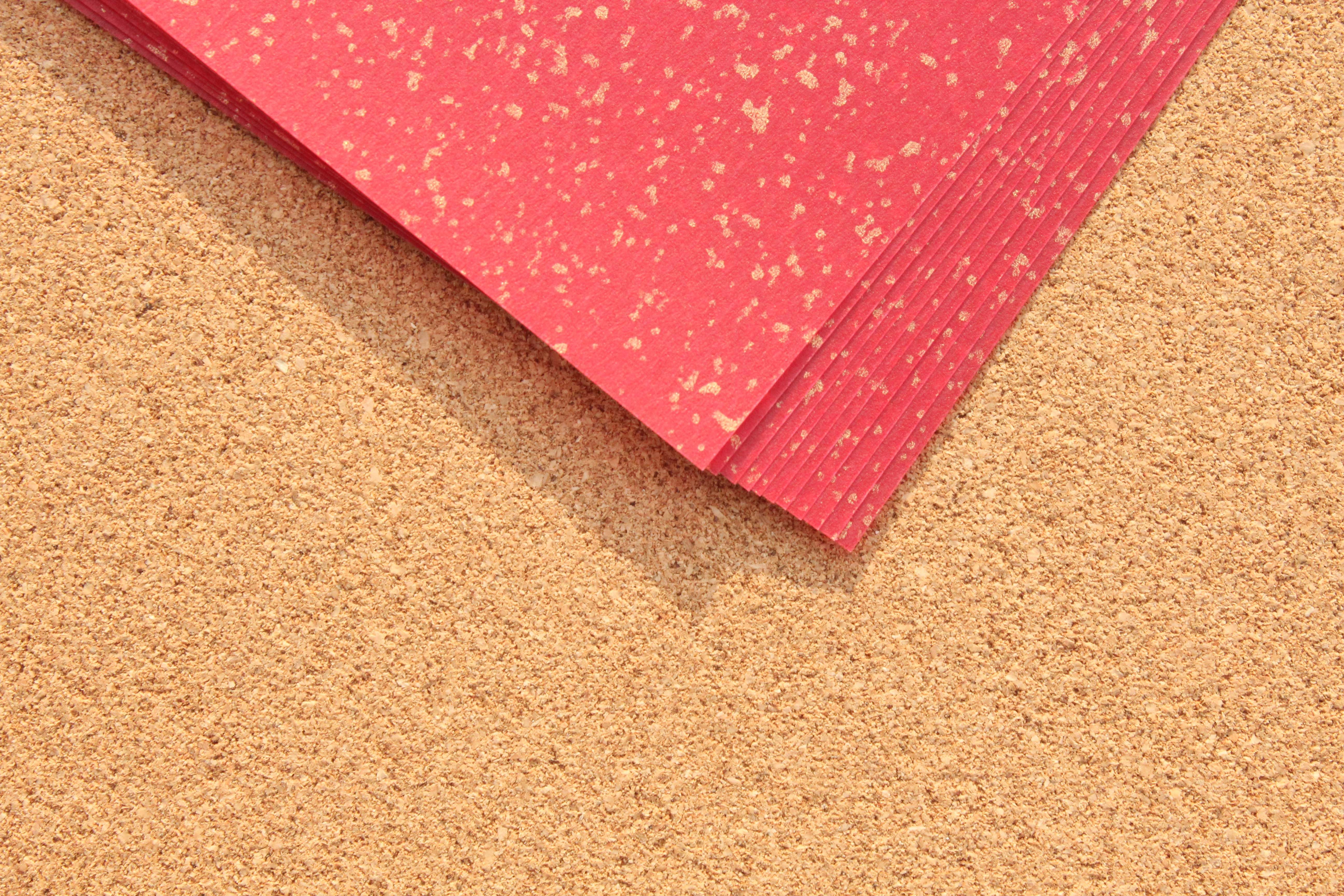 古风飘金硫酸橡皮印片卡纸设计手绘手工书法卡纸